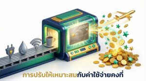 วิธีเพิ่มแต้มจากค่าใช้จ่ายประจำ