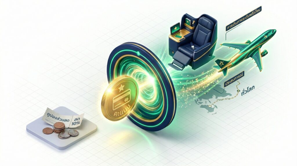 แลกแต้มเป็นไมล์คุ้มไหม